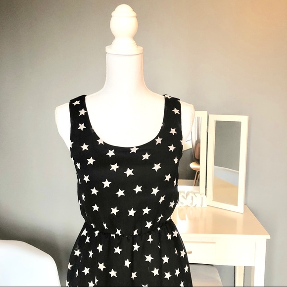 Star Chiffon High Low Dress - Picture 4 of 6